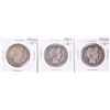 Image 1 : Lot of 1906-D to 1908-D Barber Half Dollar Coins