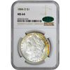 Image 2 : 1884-O $1 Morgan Silver Dollar Coin NGC MS64 CAC Amazing Toning