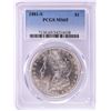 Image 1 : 1881-S $1 Morgan Silver Dollar Coin PCGS MS65