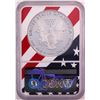 Image 2 : 2018-W $1 Proof American Silver Eagle Coin NGC PF69 Ultra Cameo Congratulations Flag