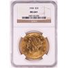 Image 1 : 1904 $20 Liberty Head Double Eagle Gold Coin NGC MS64+