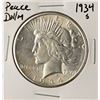 Image 1 : 1934-S $1 Peace Silver Dollar Coin