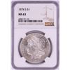 Image 1 : 1878-S $1 Morgan Silver Dollar Coin NGC MS63