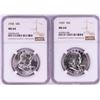 Image 1 : Lot of 1958-1959 Half Dollar Coins NGC MS64