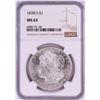 Image 1 : 1878-S $1 Morgan Silver Dollar Coin NGC MS63