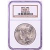 Image 1 : 1923 $1 Peace Silver Dollar Coin NGC MS65