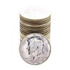 Image 1 : Roll of (20) Brilliant Uncirculated 1964 Kennedy Half Dollar Coins