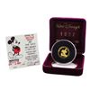 Image 1 : Rarities Mint 1987 Mickey's Magic Good Luck 1/4 oz Gold Round with Box & COA