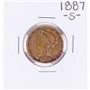Image 1 : 1887-S $5 Liberty Head Half Eagle Gold Coin