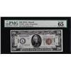 Image 1 : 1934A $20 Hawaii WWII Emergency Issue Federal Reserve Note PMG Gem Uncirculated 65EPQ