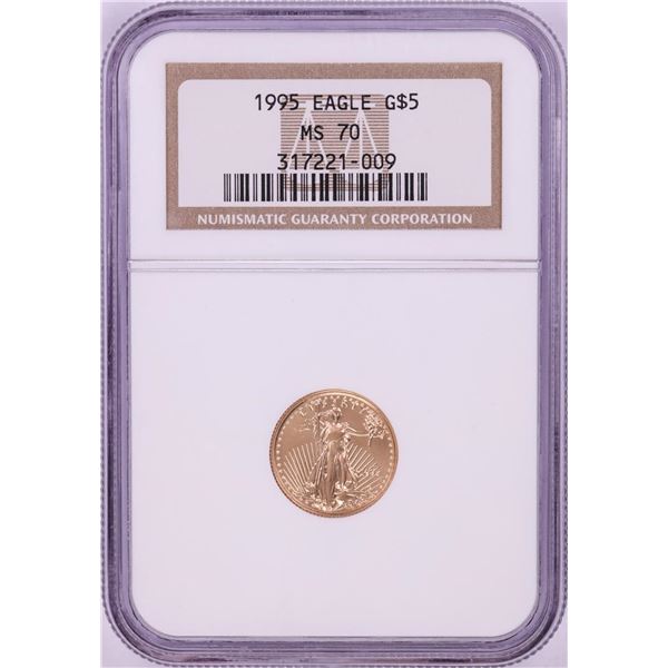 1995 $5 American Gold Eagle Coin NGC MS70
