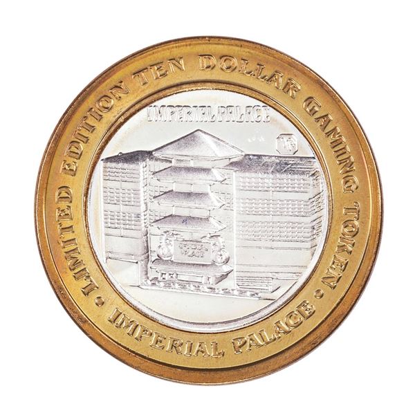 .999 Silver Imperial Palace Hotel & Casino Las Vegas $10 Limited Edition Gaming Token
