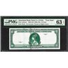 Image 1 : 1929 10 Unit American Bank Note Co. "Test Note" PMG Choice Uncirculated 63EPQ