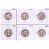 Image 1 : Lot of 1925-1930 Standing Liberty Quarter Coins