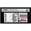 Image 1 : 1991 Argentina Banco Central 500,000 Australes Note Pick# 338 PMG Choice Uncirculated 63EPQ