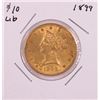 Image 1 : 1899 $10 Liberty Head Eagle Gold Coin