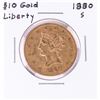 Image 1 : 1880-S $10 Liberty Head Eagle Gold Coin