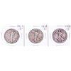 Image 1 : Lot of 1927-S & 1928-S Walking Liberty Half Dollar Coins
