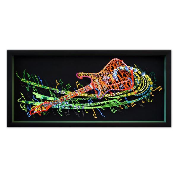 Govezensky "Rock 'N' Roll" Original Mixed Media on Metal