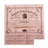 Image 1 : 1863 $500 Confederate Bond Obsolete Sheet Printed on Pink Paper B-221