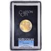 Image 1 : 1884-CC $1 Morgan Silver Dollar Coin GSA Hoard PCGS MS66 Great Toning
