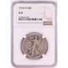 Image 1 : 1919-D Walking Liberty Half Dollar Coin NGC G4