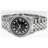 Image 9 : Rolex Mens Stainless Steel Diamond Oyster Perpetaul Datejust Wristwatch