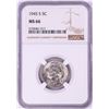 Image 1 : 1945-S Jefferson Nickel Coin NGC MS66