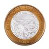 Image 1 : .999 Fine Silver Plaza Casino Las Vegas, Nevada $10 Limited Edition Gaming Token