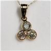 Image 1 : 14K DIAMOND (0.4CT) NECKLACE