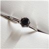 Image 3 : 10K BLACK DIAMOND(0.9CT) RING SIZE 6.5