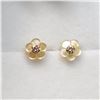 Image 1 : 14K DIAMOND (0.1CT) EARRINGS