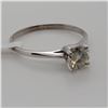 Image 2 : 10K WHITE MOISSANITE(0.72CT) RING SIZE 6.75