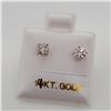 Image 1 : 14K DIAMOND (0.54CT EARRINGS