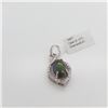Image 1 : 14K BLACK OPAL(3.1CT) DIAMOND (0.41CT) PENDANT
