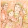 Image 2 : Edna Hibel (1917-2014), "Portrait of a Family" Limited Edition Lithograph, Numbe