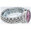 Image 5 : Rolex Ladies Stainless Steel Pink Diamond & Channel Ruby Datejust Wristwatch