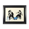 Image 1 : Watch Out! (Blue) by Mr Brainwash
