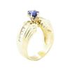 Image 4 : 1.52 ctw Sapphire and Diamond Ring - 14KT Yellow Gold