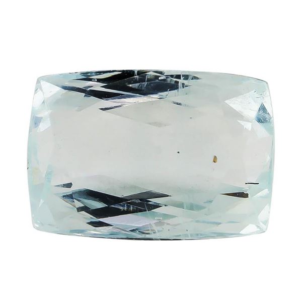 6.90 ct.Natural Rectangle Cushion Cut Aquamarine