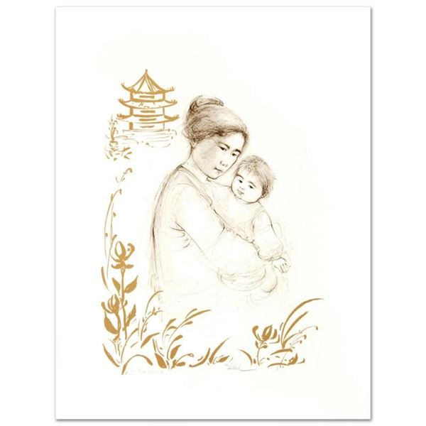  Lei Jeigiong and her Baby in the Garden of Yun-Tai  Limited Edition Lithograph