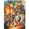 Image 1 : Leonid Afremov (1955-2019) "Shabbat" Limited Edition Giclee on Canvas, Numbered