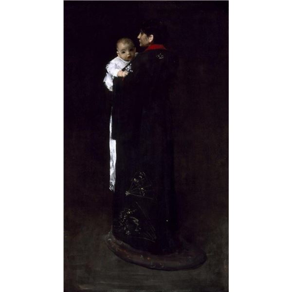 William Merritt Chase - Mother and Child