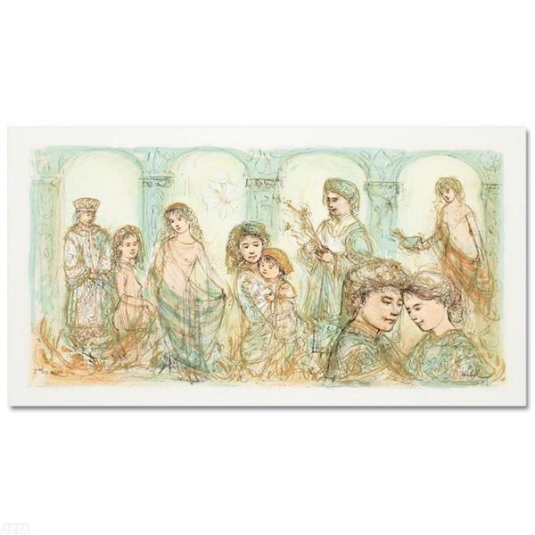  Solomon's Court  Limited Edition Lithograph by Edna Hibel (1917-2014), Numbered