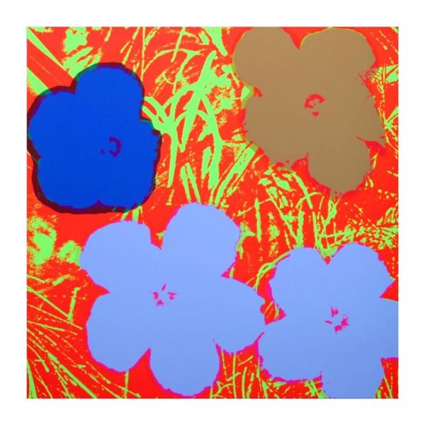 Andy Warhol  Flowers 11.69  Silk Screen Print from Sunday B Morning.