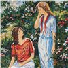 Image 2 : Igor Semeko, "Sisters" Hand Signed Limited Edition Serigraph with Letter of Auth