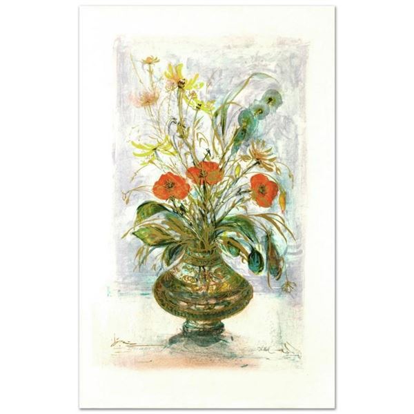 "Amapola" Limited Edition Lithograph by Edna Hibel (1917-2014), Numbered and Han