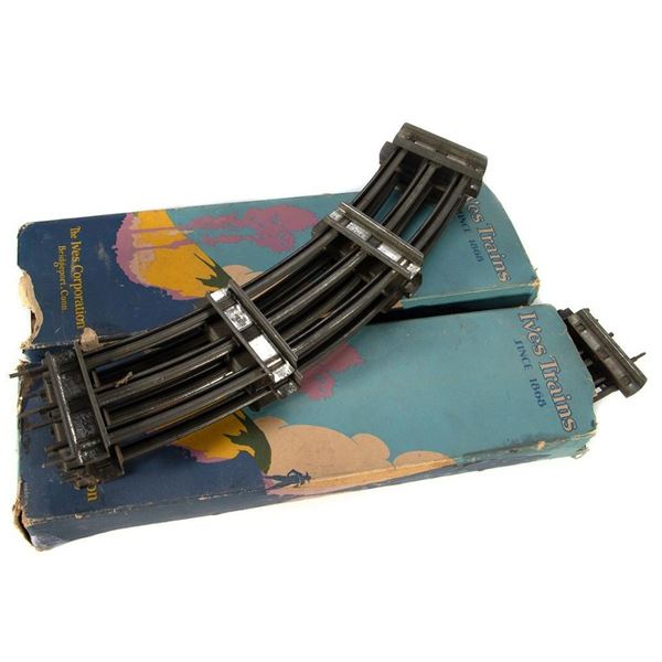 Ives Wide (Standard) Gauge Curve Track (8) with partial boxes