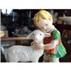 Image 1 : OCCUPIED JAPAN FIGURINE*LITTLE GIRL & LAMB* #1792784