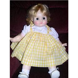 Madame Alexander Puddin 20" yellow gingham #1792820